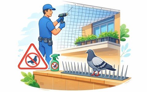 Birds Control (Pigeon Net / Pigeon Spikes)